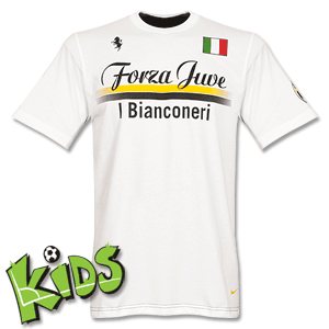 11-12 Juventus Core T-Shirt - White - Boys