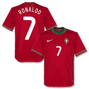 12-13 Portugal Home Shirt + Ronaldo 7 (Fan Style)