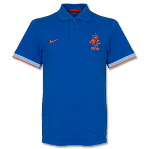 Nike 13-14 Holland Authentic GS Polo Shirt - Blue