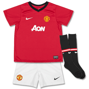 13-14 Man Utd Home Little Boys Kit