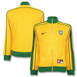 Nike 1998 Brazil Retro Tracktop - yellow/green