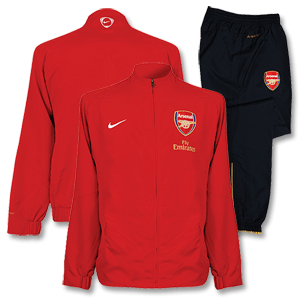 Nike 2008 Arsenal Warm-Up Suit - Red/Navy