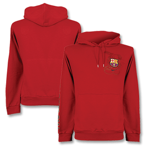 2008 Barcelona Graphic Hoody - Red