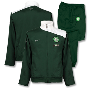 2008 Celtic Woven Warm-Up Suit - Green