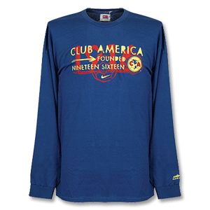 Nike 2008 Club America Founded Date Tee - L/S - Blue (S.A.I)