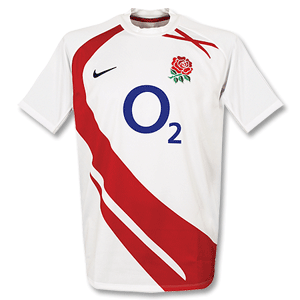 Nike 2008 England Home S/S Rugby Jersey