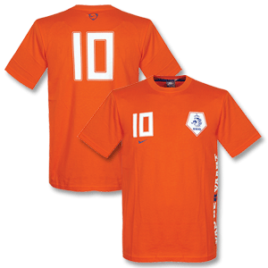 Nike 2008 Holland Van Der Vaart 10 - Orange