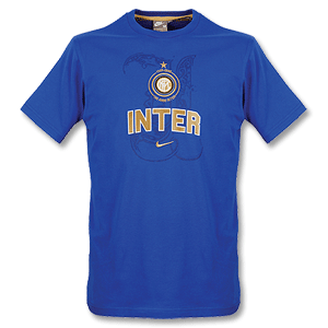 Nike 2008 Inter Milan Graphic Tee - Royal/Gold