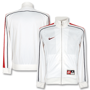 2008 Nike Full Zip Track Top - White