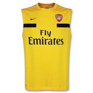 2009 Arsenal Sleeveless Training Top - Yellow