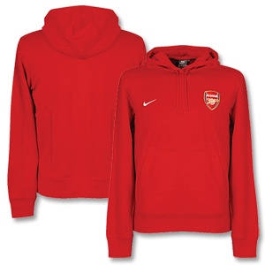 Nike 2009 Arsenal Supporters Hooded Top red