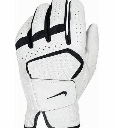 Nike 2013 Nike Dura Feel Golf Glove Left Hand-White/Black-Small