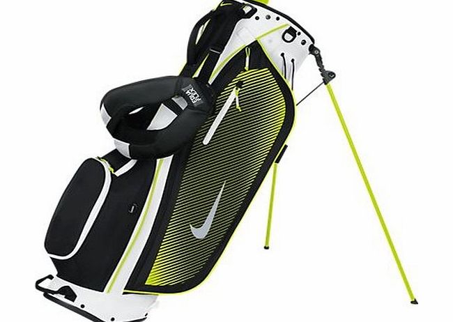 Nike 2014 Nike Sport Lite Carry Stand Golf Bag 5-Way Divider -New for 2014 White/Venom Green