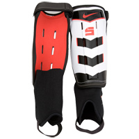 Nike 5 Sala Shin Pad - White/Black/Red.