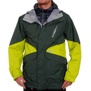 Nike 6.0 Kippis 3 in 1 Snow jacket - Green/Cactus