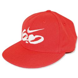 nike 6.0 Logo Fitted Cap - Challenge Red