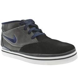 Male Brazen Suede Upper Nike in Black and Grey