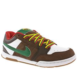 Male Nike 6.0 Air Mogan Ii Suede Upper in Brown and White