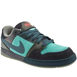 Male Zoom Mogan Suede Upper Nike in Black and Green
