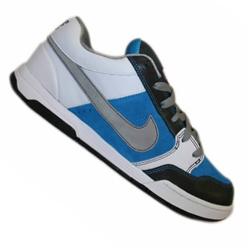6.0 Mogan Boys Skate Shoes - Blue/Grey/White
