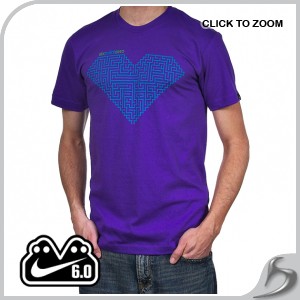 Nike 6.0 T-Shirt - Nike 6.0 Heart Maze T-Shirt -