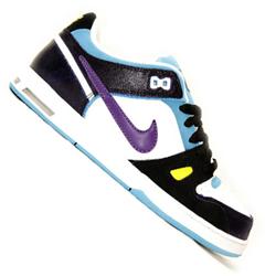 Nike 6.0 Zoom Encore 2 Skate Shoes - White/Purple