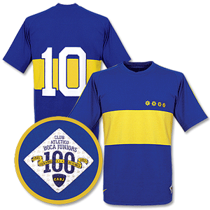 Nike 80-81 Boca Juniors Home retro shirt