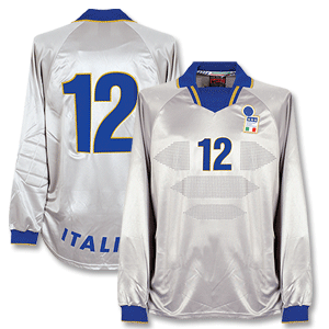 96-98 Italy Home GK Shirt + No. 12 - No Swoosh