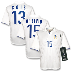98-99 Italy Away Shirt + Di Livio No. 15 - No Swoosh