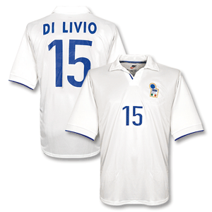98-99 Italy Away Shirt + Di Livio No. 15 -