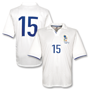 98-99 Italy Away Shirt + No. 15 + FIFA 98 Transfer - No Swoosh