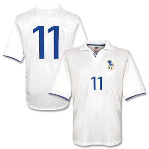 98-99 Italy Away Shirt - No Swoosh - Players +