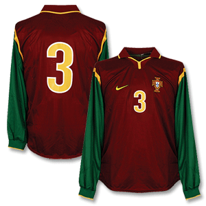 Nike 98-99 Portugal Home L/S Shirt   No. 3