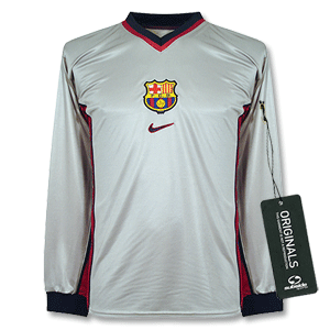 Nike 99-00 Barcelona Away L/S shirt - players