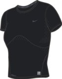 Nike ACG Nike Pro Ultimate Womens Short Sleeve Crew Top (Black Large)