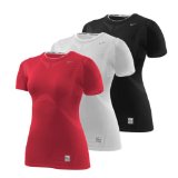 Nike Pro Ultimate Womens Short Sleeve Crew Top (White Medium)