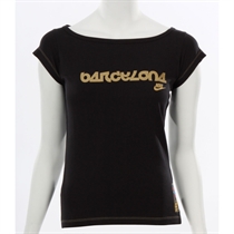 Nike Active Black and Gold Barcelona T-shirt