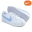 Nike Air Cortez Basic Trainers - WHT/BLUE