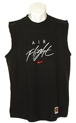 Nike Air Flight Sleeveless T/Shirt Black Size Large
