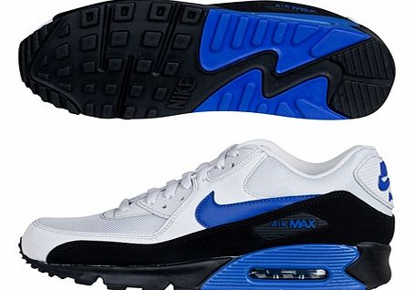 Nike Air Max 90 Essential Trainers - White/Blue