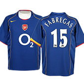 Nike Arsenal Away Shirt - 2004/05 with Fabregas 15 printing.