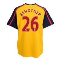Arsenal Away Shirt 2008/09 with Bendtner 26