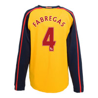 Arsenal Away Shirt 2008/09 with Fabregas 4
