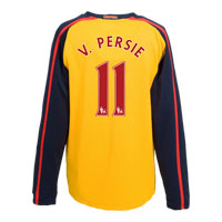 Arsenal Away Shirt 2008/09 with v.Persie 11