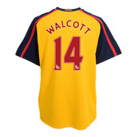 Arsenal Away Shirt 2008/09 with Walcott 14