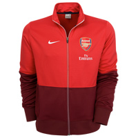 Arsenal Line Up Jacket - Red/Red/White.