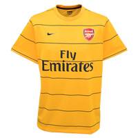 Nike Arsenal Pre Match Training Top - Pro Gold/Dark