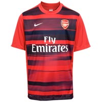 Nike Arsenal Sublimated Top - Red/Dark Obsidian - Kids.