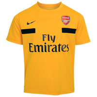 Nike Arsenal Training Top - Gold/Dark Obsidian - Kids.