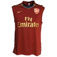 Arsenal Training Top - Sleeveless - Red